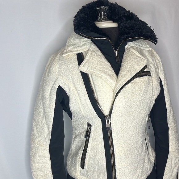 Sportswear of Sweden cream black biker ski jacket - Picture 4 of 16